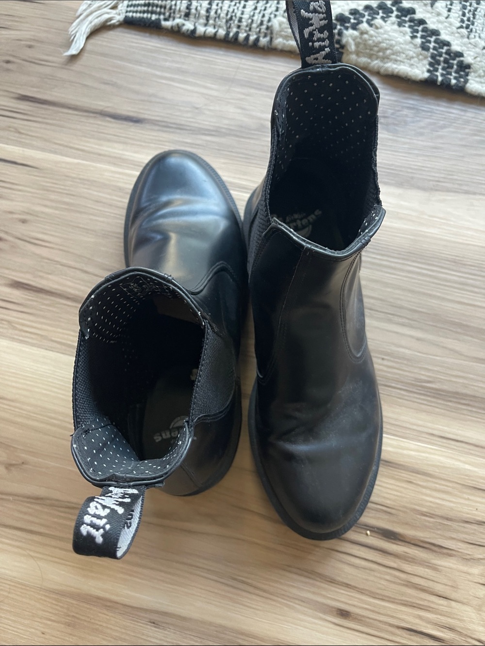 Women’s Black Flora Ankle Booties, Sleek Pull-On Style